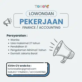 FINANCE / ACCOUNTING