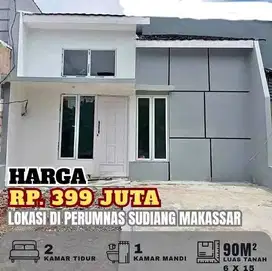 RUMAH MURAH MAKASSAR, DEKAT POLDA DAN GOR SUDIANG