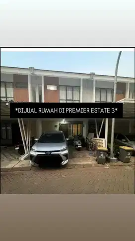 DIJUAL RUMAH DI PREMIER ESTATE 3  harga cantik
