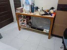 Meja ukuran 2x1 m