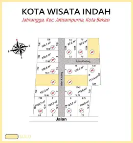 Kavling area CBD termurah bisa di Cicil cocok untuk Hunian/Usaha. SHM