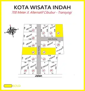 include fasum jalan Cor, hanya 4jt-an Tanah Strategis area CBD Cibubur