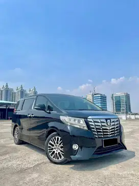 TOYOTA ALPHARD G 2015 AT HITAM