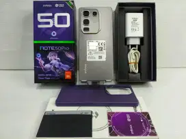 Infinix Note 50 Pro 4G 8+8/256 Gb Likenew99% Garansi 30.04.26 bs TT/BT