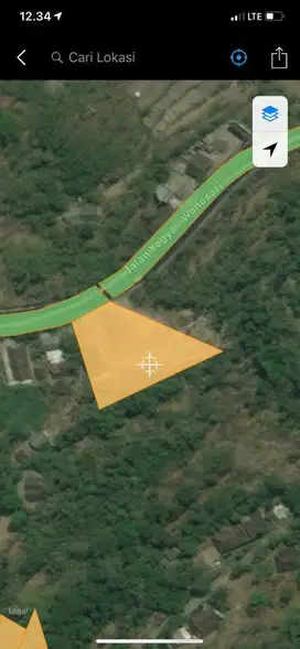 Di jual sebidang tanah pekarangan di Segitiga Emas pariwisata jogja