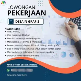 Lowongan kerja desain grafis & Supir