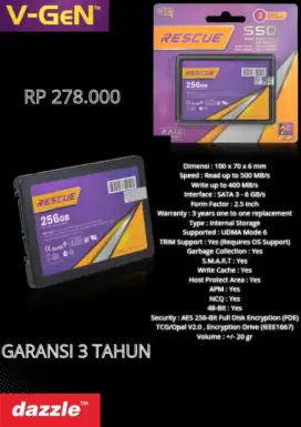 SSD VGEN RESCUE 256GB