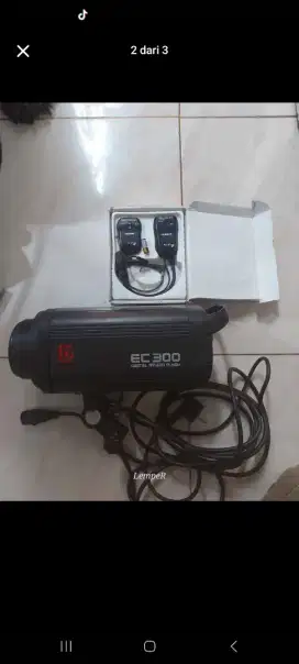 Flash jinbei 300w.sesuai gampabr.