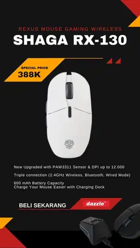 Mouse gaming rexus shaga Rx-130