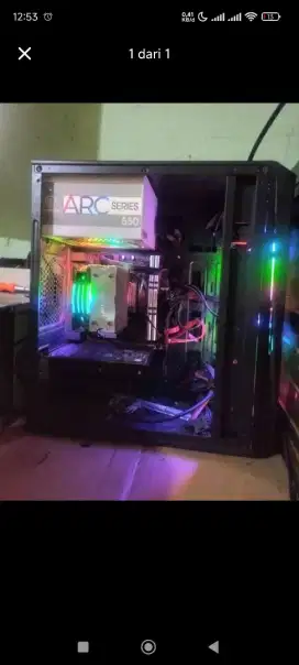 CPU ONLY I5 6600 + 8gb RAM DDR4 + VGA RX 550