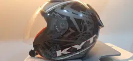 Jual Helm kyt black abu