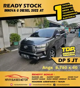 TDP 5 JUTA - INNOVA G DIESEL A/T 2022