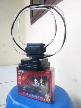 STB TV SETOPBOX BARU' DAN ANTENA INDOOR SEPAKET