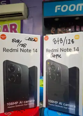 REDMI NOTE 14 RAM 16GB 2 JUTAAN BISA CICILAN TANPA DP !!