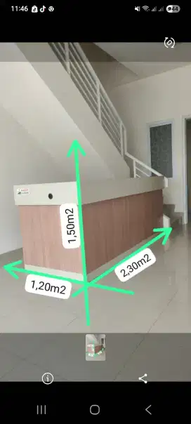 Meja kasir custom serba guna