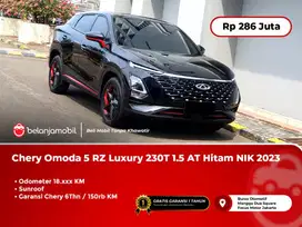 [ LOW KM ] Chery Omoda 5 RZ Luxury 230T 1.5 AT Hitam 2023/2024