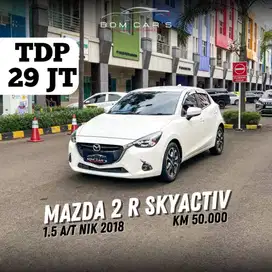 [TDP 29 JUTA] MAZDA 2 1.5 R SKYACTIVE A/T NIK.2018