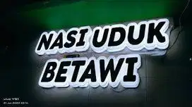 Huruf Timbul dan Neon Box Custom