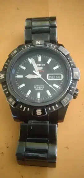 JAM SEIKO 4R36 METIK C ANTIK ORI DIM 45 RANTAI MUAT BB;95 Kg SIAP PAKE