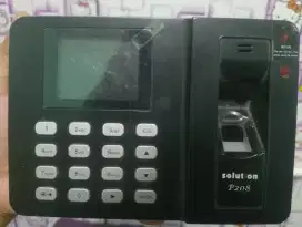 Alat absen finger print