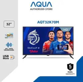 PROMO DIGITAL TV 32 INCI AQUA JAPAN FRAMELES GARANSI 5 TAHUN