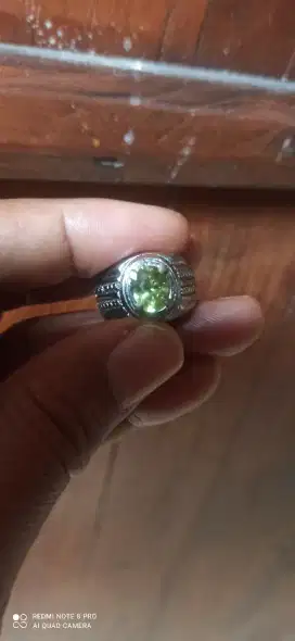 Cincin batu peridot ring 8