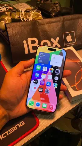 1 bln pake bisa TT iphone 16 pro 128gb dessert ibox trade in max plus