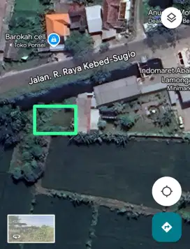 Dijual Tanah SHM 0 JL Raya Kebet Lamongan