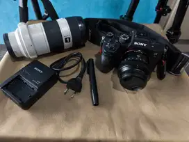 Camera Sony A7R Mark IV + Tele Lens