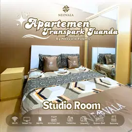 Kamar Estetik View Asik Apartemen Transpark Juanda by Neovala