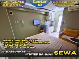 Sewa Studio Bulanan Cantik Full Furnished Samping Mall Di Bassura City