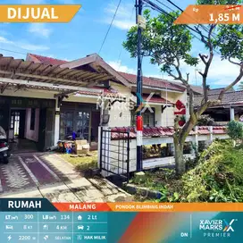 Dijual Rumah Murah Terawat di Pondok Blimbing Indah Araya Malang