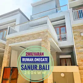 Rumah Mewah cluster onegate Pantai Sanur Denpasar Bali