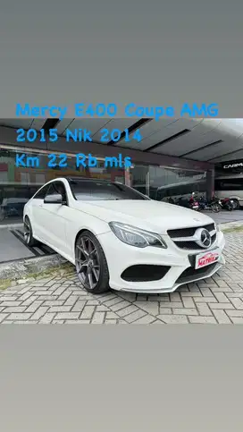 Mercy E400 Not E250 White on Red 2015 nik14 Siap Pakai