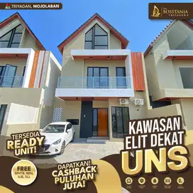 Fasilitas Lengkap Di Solo, Perumahan Mewah 2 Lantai Dekat Kampus UNS