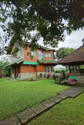 DIJUAL VILLA HIJAU KAWASAN CISARUA BOGOR VIEW PEMANDANGAN INDAH