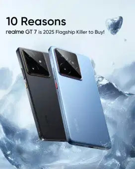 Cash dan kredit Realme GT 7