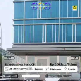 Disewakan Ruko 3LT Business Park CPI Siap Pakai Lokasi Strategis CR