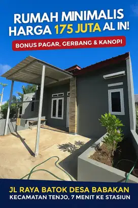 RUMAH PROMO! CUMA 175 JUTA!