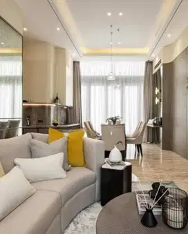Dijual Rumah PIK GOLF ISLAND CLUSTER CHOPIN uk 8x20 ,3lt FURNISH jakut