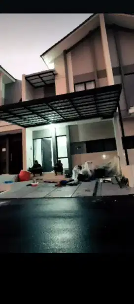 Kanopi baja ringan atap spandek pasir