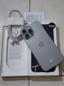I Phone 16 Pro Max 256Gb IBOX, warna Natural, 99,9% Sempurna(BH: 100%)