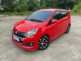 Like New Daihatsu Ayla 1.2 R Deluxe Bensin MT 2017 Merah LACV