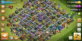jual akun COC TH 16