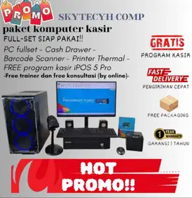 Komputer kasir Fullshet minimarket petshop toko susu matrial apotik