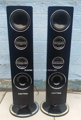 SPEAKER TOWER POLYTRON PASIF SEPASANG