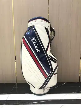 Golf Bag Titleist White + Blue & Red
