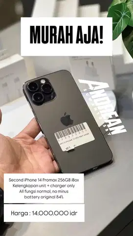 iPhone 14 Promax 256GB iBox Batangan