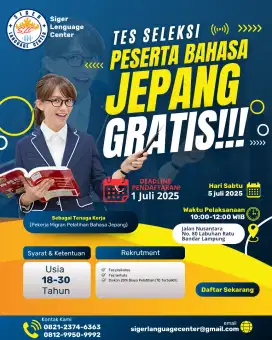 Tes seleksi pelatihan Program berkarir Ke Jepang