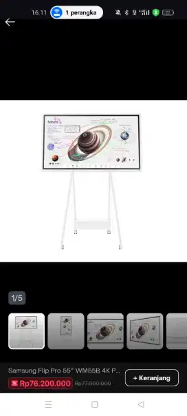 55 Interactive Display Flip Pro WM55B
